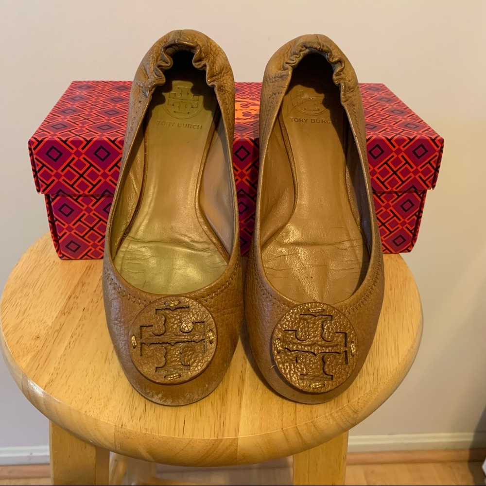 Tory Burch Reva ballet flat in tan
